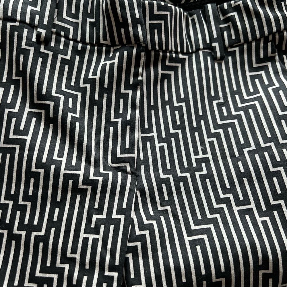 Geometric Patterned Slacks - Picture 3 of 4